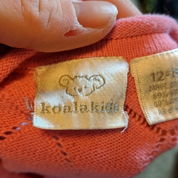 Koala Kids Pink Cardigan SZ 18 Months - Picture 10 of 10